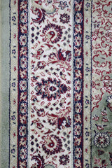 Isfahan Machine-made Rug | Green | 144-301110