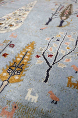Dorna Machine-made Rug | Baby Blue | 3248