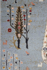 Dorna Machine-made Rug | Baby Blue | 3248
