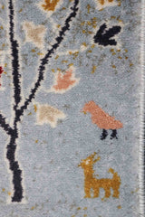 Dorna Machine-made Rug | Baby Blue | 3248
