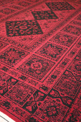 Baloochi Machine-made Rug | Red | BL003-B