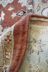 Indian Wool Machine-made Rug | Orange
