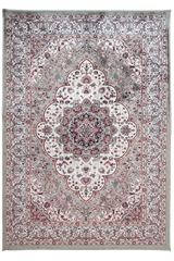 Isfahan Machine-made Rug | Green | 414-301110