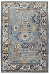 Dorna Machine-made Rug | Baby Blue | 3236