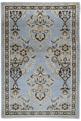 Dorna Machine-made Rug | Baby Blue | 3243