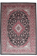 Isfahan Machine-made Rug | Black | 5525-308330