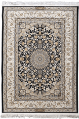 Hasht Behesht Machine-made Rug | Dark Blue | Ryka B