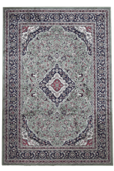 Isfahan Machine-made Rug | Green | 5525-301110