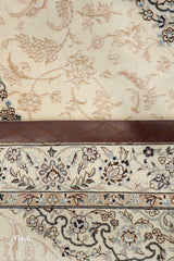 Handmade Persian Nain Rug | F 3799