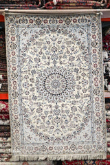 Handmade Persian Nain Rug | FT 4641