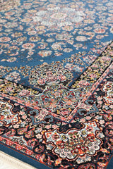 Parnian Machine-made Rug | 1000 Reeds | Namian | Carbon Blue