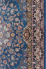Parnian Machine-made Rug | 1000 Reeds | Namian | Carbon Blue