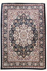 Silk Touch Machine-made Rug | Navy | 20360A