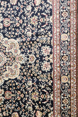 Silk Touch Machine-made Rug | Navy | GA1147