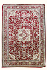Silk Touch Machine-made Rug | Red | 10015C