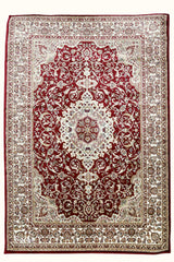Silk Touch Machine-made Rug | Red | 20251B