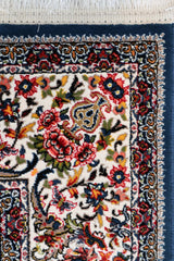 Parnian Machine-made Rug | 1000 Reeds | Sahebgh | Carbon Blue