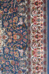 Parnian Machine-made Rug | 1000 Reeds | Sahebgh | Carbon Blue
