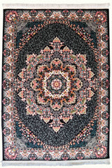 Parnian Machine-made Rug | 1000 Reeds | Sogoli | Dark Blue