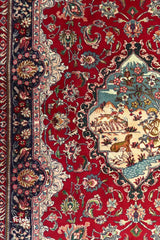 Handmade Persian Tabriz Rug | 2526