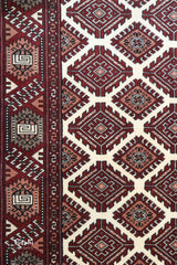 Handmade Persian Turkmen Rug | FT 4679