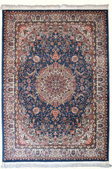 Parnian Machine-made Rug | 1000 Reeds | Vaghar | Carbon Blue