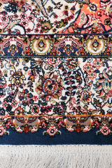 Parnian Machine-made Rug | 1000 Reeds | Vaghar | Carbon Blue